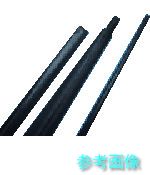 TRUSCO HR150-6.4BK 耐熱150℃締め付ける熱電子管 締め付ける前口径6.4粍 長さ1m 10本入り口・入口 黒 【1袋(10本)】