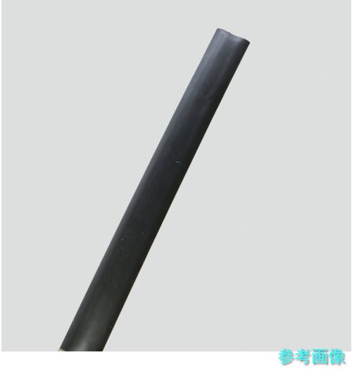 TRUSCO HR150-9.5BK 耐熱150℃締め付ける熱電子管 締め付ける前口径9.5粍 長さ1m 10本入り口・入口 黒 【1袋(10本)】