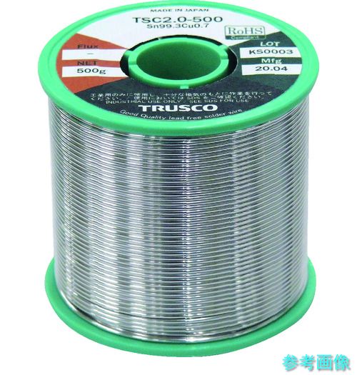 TRUSCO TSC1.0-500 鉛無償性はんだ(配管工業・架線用)Φ1.0-500G
