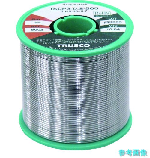 TRUSCO TSCP3-1.6-500 低通貨価値鉛無償性はんだ(やに入り) 500G1.6