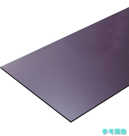 《人間宅送りとどける不可》 TRUSCO PCB2-100200-BR ポリカーボネート一本調子1000粍 2000粍 奥ふかさ2粍 ブラウンスモーク