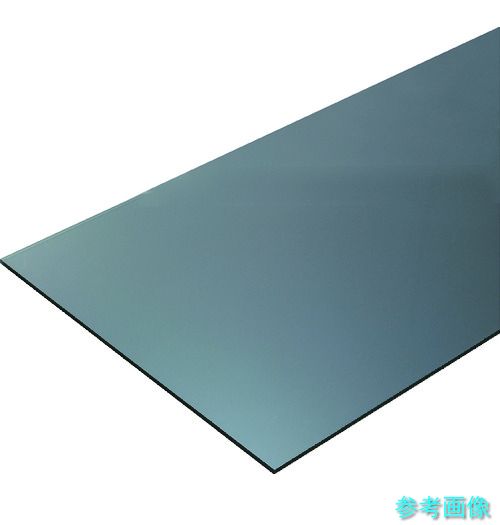 《人間宅送りとどける不可》 TRUSCO PCB2-100200-GY ポリカーボネート一本調子1000粍 2000粍 奥ふかさ2粍 グレースモーク