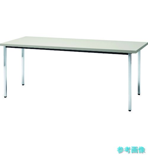 製造業者直送(北海道・沖縄・離島は除く) (TRUSCO) TD1275-NG 話し合い用時刻表 1200X750XH700 角脚 下棚絶無 ニュー薄墨色