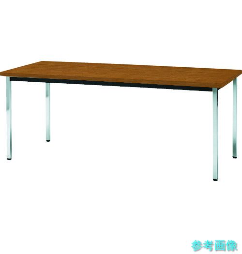 製造会社直送(北海道・沖縄・離島は除く) (TRUSCO) TD1590-T 話し合い用早見表 1500X900XH700 角脚 下棚皆無 チーク