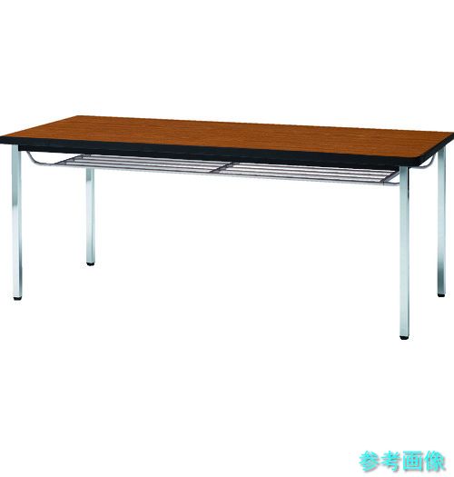 メーカー直送(北海道・沖縄・離島は除く) (TRUSCO) TDST1575-T 会議用テーブル 1500X750XH700 下棚付 丸脚 チーク 52,946円