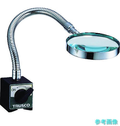 TRUSCO TMK-80 磁石付虫眼鏡 倍率2倍