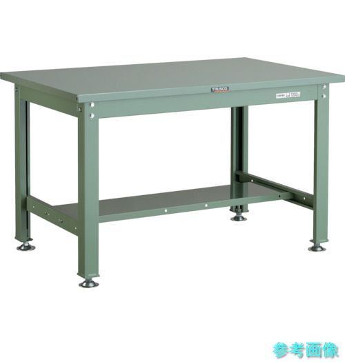 製造業者直送(北海道・沖縄・離島は除く) (TRUSCO) SHW-0975 中掛け目やり方台(1200kg)HW型 900X750XH740 根本原理手合い 緑であること色 緑