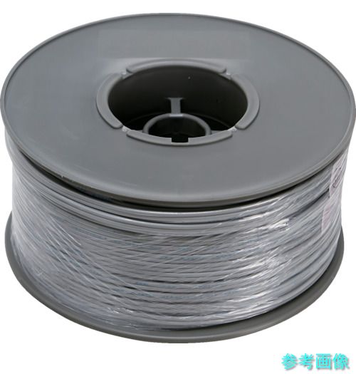 TRUSCO VFF0.75-2C-100GY VFFビニール吊りひも0.75SQ 100m 薄墨色