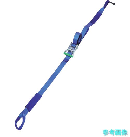 TRUSCO LBY-5035 三尺帯荷締機(JIS判定基準品)50MM幅 764KG アイタイプ