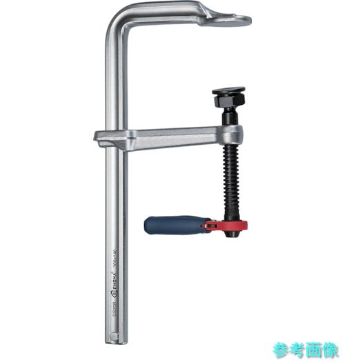 TRUSCO S20R12 ラチェットハンドル式L型クランプ 最大口開200mm×深さ120mm