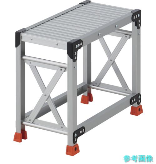 TRUSCO TSF-1365 やり方用踏台 1段 高さ0.5m 天板300×600