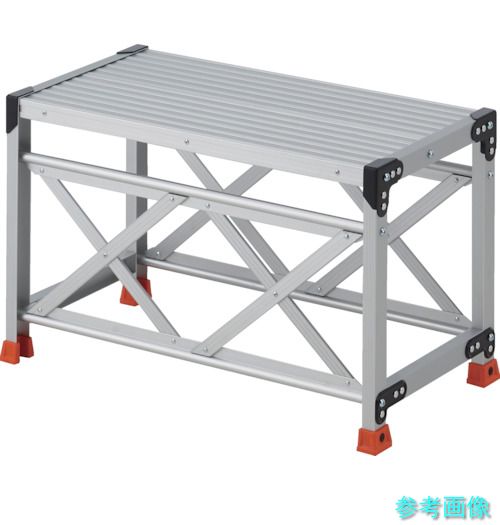 《人間宅送りとどける不可》 TRUSCO TSF-185 やり方用踏台 1段 高さ0.5m 天板800×400