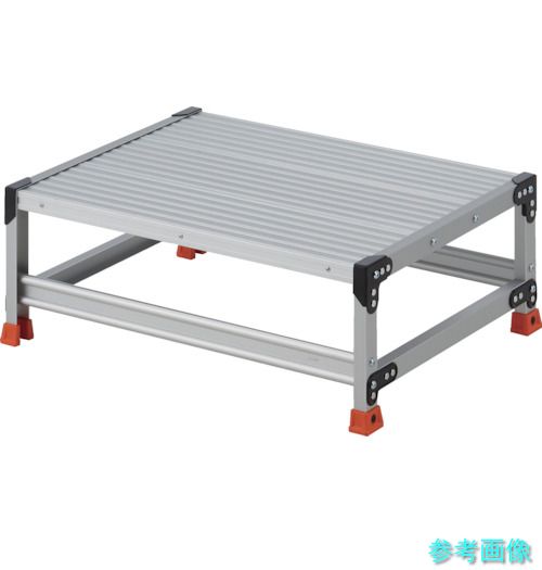 《人間宅送りとどける不可》 TRUSCO TSF-1863 やり方用踏台 1段 高さ0.3m 天板800×600