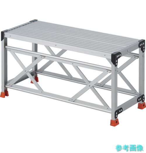 《人間宅送りとどける不可》 TRUSCO TSF-1105 進め方用踏台 1段 高さ0.5m 天板1000×400