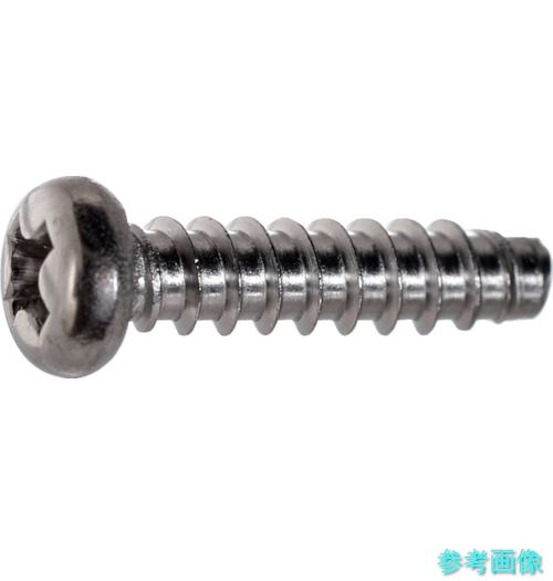(TRUSCO) S036-0305 ナベ頭タッピングねじ 2種溝付B1 ステンレス M3×5 1800本入 ヘキサゴンパック 【1袋(1800本)】