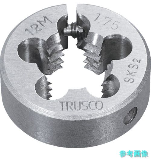 TRUSCO T75D-42X4.5 丸ダイス型 並目 75径 M42X4.5(SKS)