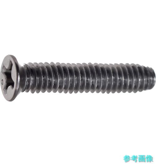 (TRUSCO) S064-0406 皿頭非円低トルクタッピンねじ 小頭 SUS410 D\u003d6 全螺子釘 M4X6 1600本入 (ステンレス鋼) ヘキサゴンパック 【1缶(1600本)】