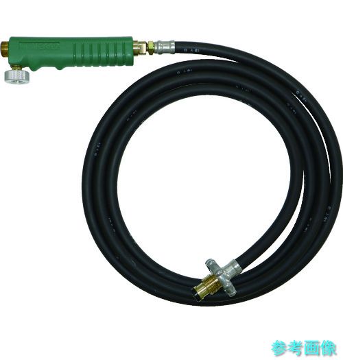 TRUSCO TB-H3MB プロパンバーナー用ホース 3M バルブ付
