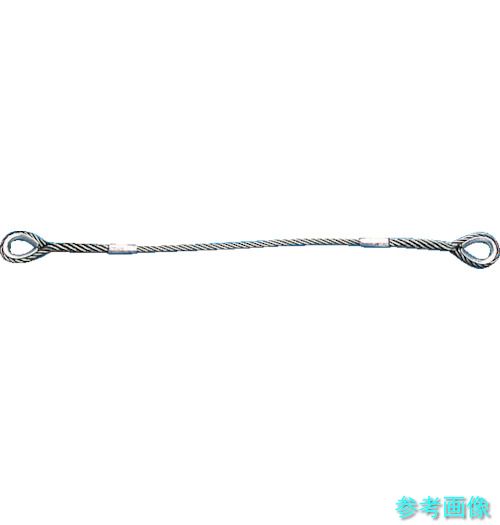 TRUSCO GRE-9S1.5 Wスリング Eタイプ 両端シンブル入り 9mmX1.5m
