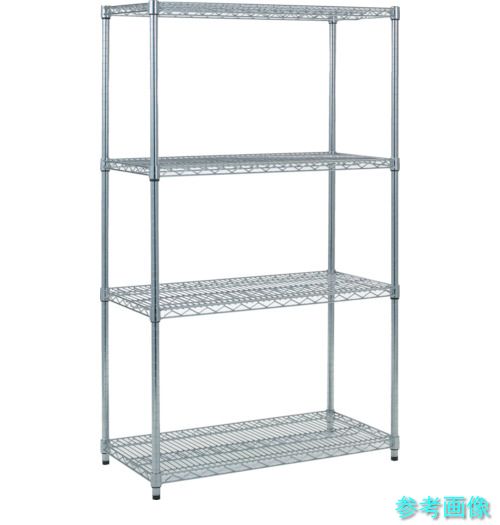 TRUSCO TME-5334 スチール製メッシュラック W905XD305XH1533 4段