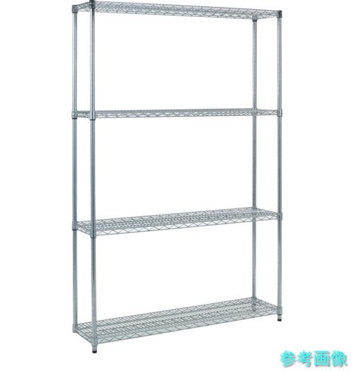 TRUSCO TME-6434 スチール製メッシュラック W1205XD305XH1838 4段