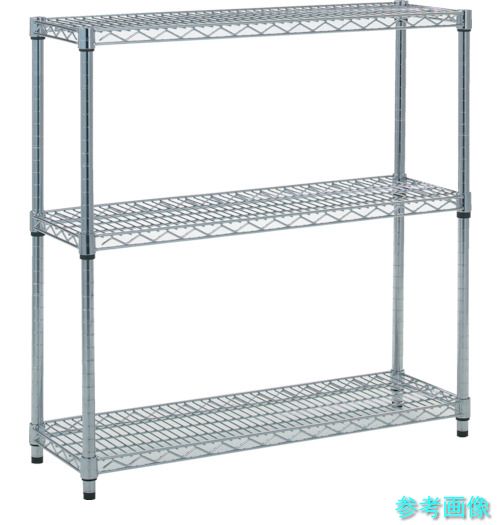 TRUSCO TME-3333 スチール製メッシュラック W905XD305XH923 3段