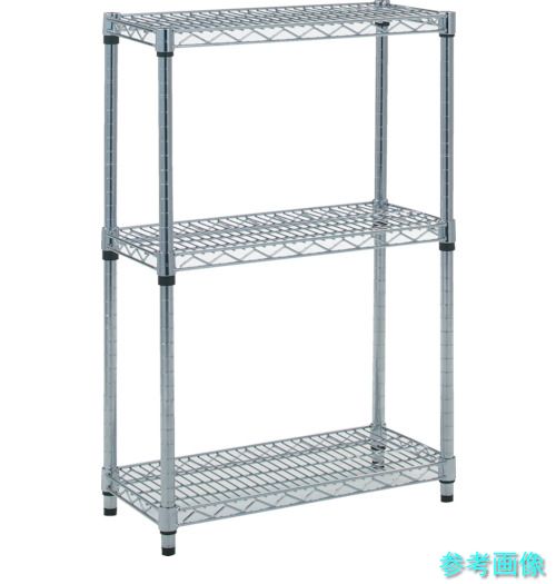 TRUSCO TSM-3243 ステンレス製メッシュラック H923XW605XD457 3段