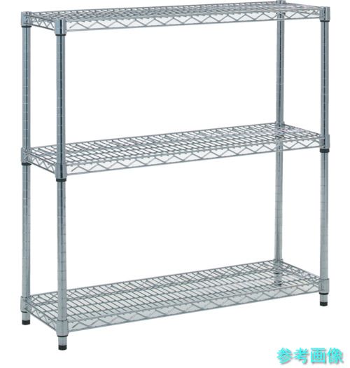 TRUSCO TSM-3333 ステンレス製メッシュラック H923XW905XD305 3段