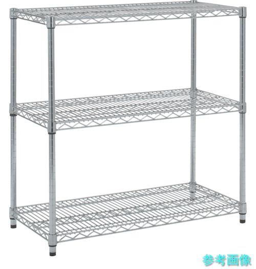 TRUSCO TSM-3343 ステンレス製メッシュラック H923XW905XD457 3段