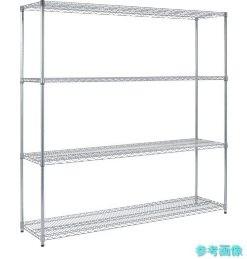 TRUSCO TSM-6364 ステンレス鋼製メッシュ仕合わせ H1838XW905XD609 4段