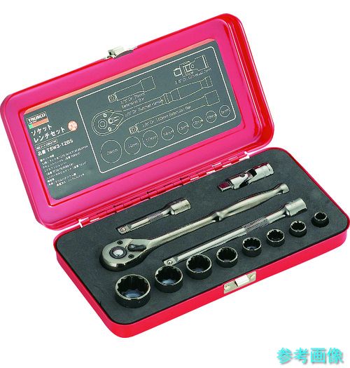 TRUSCO TSW3-12BS ソケットレンチセット 差込角9.5mm 12S