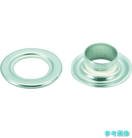 TRUSCO THP-A10C 両面ハトメ 軽銀 10粍 2000組入 (袋入) 【1袋(2000組)】