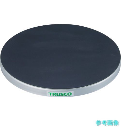 TRUSCO TC30-05G 回転させる台 50Kg型 Φ300 天然ゴムつや消し張り天板
