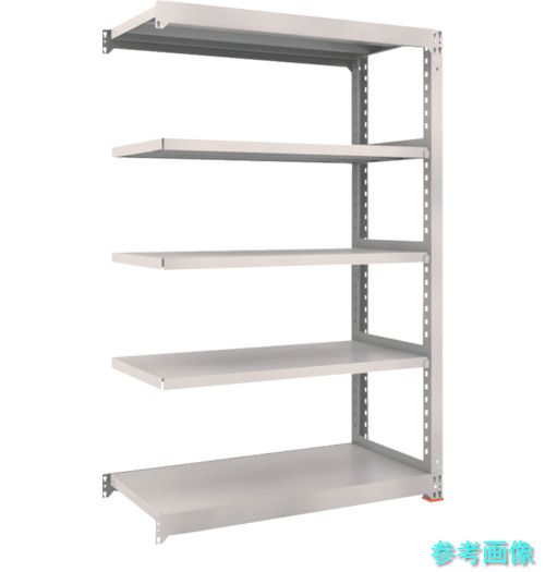 TRUSCO M3-44124BSFC M3型中量棚 H1200 連結型 W1200 D1121 4段 免震樹脂ベース付 ネオグレー