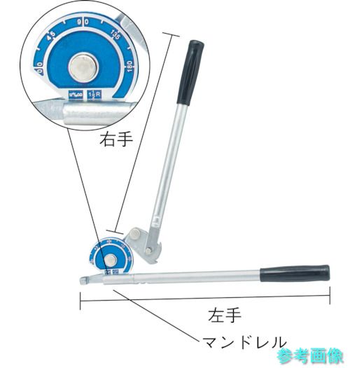TRUSCO TTBL-10M チューブベンダークイックレバー式10粍用