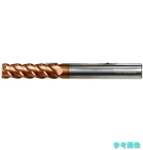 TRUSCO TS50-THER4200 超硬ハイヘリカルスクエアエンドミル(4枚刃・ギャッシュランド付)20.0