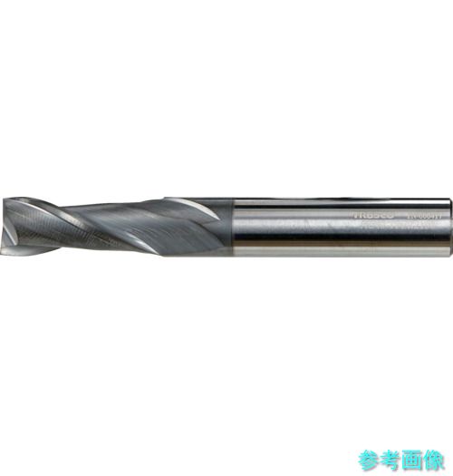 TRUSCO AC40-TPER2160 超硬スクエアエンドミル(2枚刃・2.5D・小ざかしい端っこ)16.0
