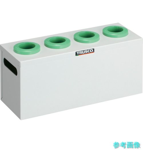 TRUSCO WNT40-4W ツーリングケース NT・BT兼用 40用ホルダー4個 ホワイト 間口390×奥行145×高さ188mm