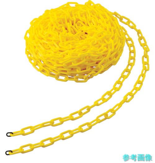 TRUSCO TPC-8Y プラチェーン 8MMX30M 黄