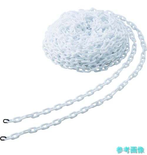 TRUSCO TPC-8W プラチェーン 8MMX30M 白