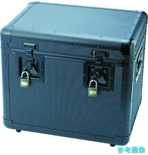 TRUSCO TAC-480BK 全能軽銀蔵入り箱 黒 480X360X410