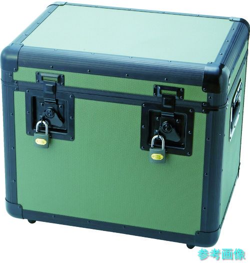 《人間宅送りとどける不可》 TRUSCO TAC-480OD 全能軽銀蔵入り箱 オリーブドラブ 480X360X410