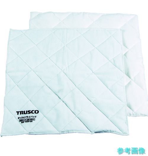 《人間宅送りとどける不可》 TRUSCO TODP-50 オイルドライパッド 500×500 100枚入 【1箱(100枚)】