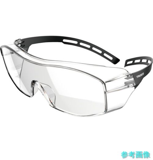 TRUSCO SS2025EBOX まとめ買い 一眼型オーバーセーフティグラス(JIS規格品・超軽量フィットタイプ)200個 【1箱(200個)】