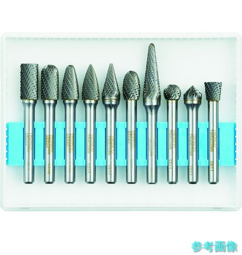 TRUSCO TB-C095-10S 超硬バーセットCシリーズ 軸6mm 刃径9.5mm 10本セット 【1Ｓ(10本)】 21,692円