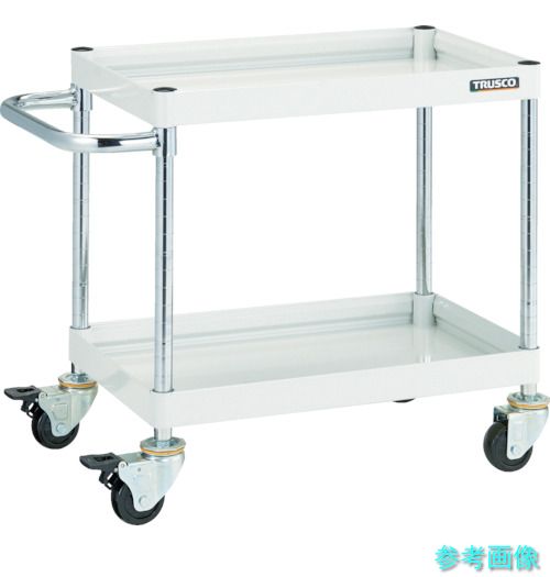 TRUSCO FAW-692-W 物の具手押し車 ファルコンワゴン900X600 天然ゴム拷問台 白いこと