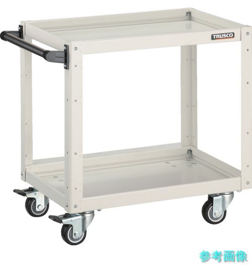 TRUSCO EGW-662UJ-W 物の具手押し車 鷲手押し車 600×400×H600 ウレタン4輪自在 白いこと