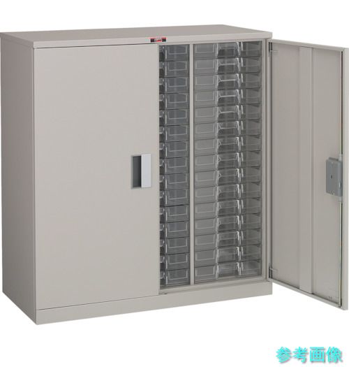 製造業者直送(北海道・沖縄・離島は除く) (TRUSCO) A3C15D 商品目録入れもの 両開 中深型3列15段 825X395XH880
