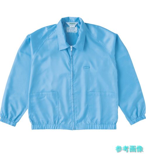 TRUSCO TCLGJ-B-LL 制電糸グリッド仕様ジャケット(衿付) ブルー LL 4,970円