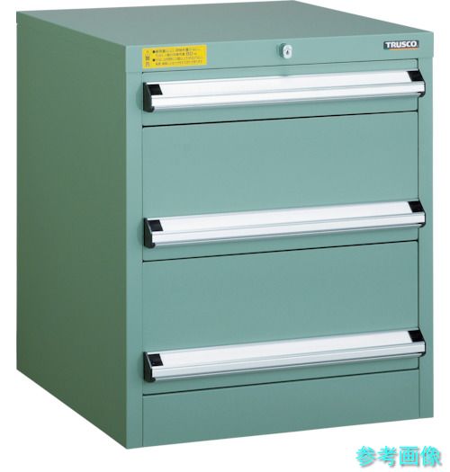 製造業者直送(北海道・沖縄・離島は除く) (TRUSCO) VE5S-606 VE5S型中量押し入れ 500X550XH600 抽き出し3段